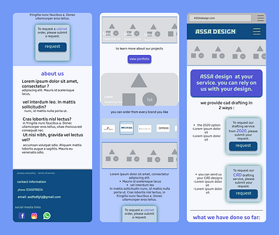 CAD Drafter website ui