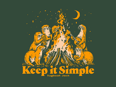 Keep it Simple campfire otter outdoors