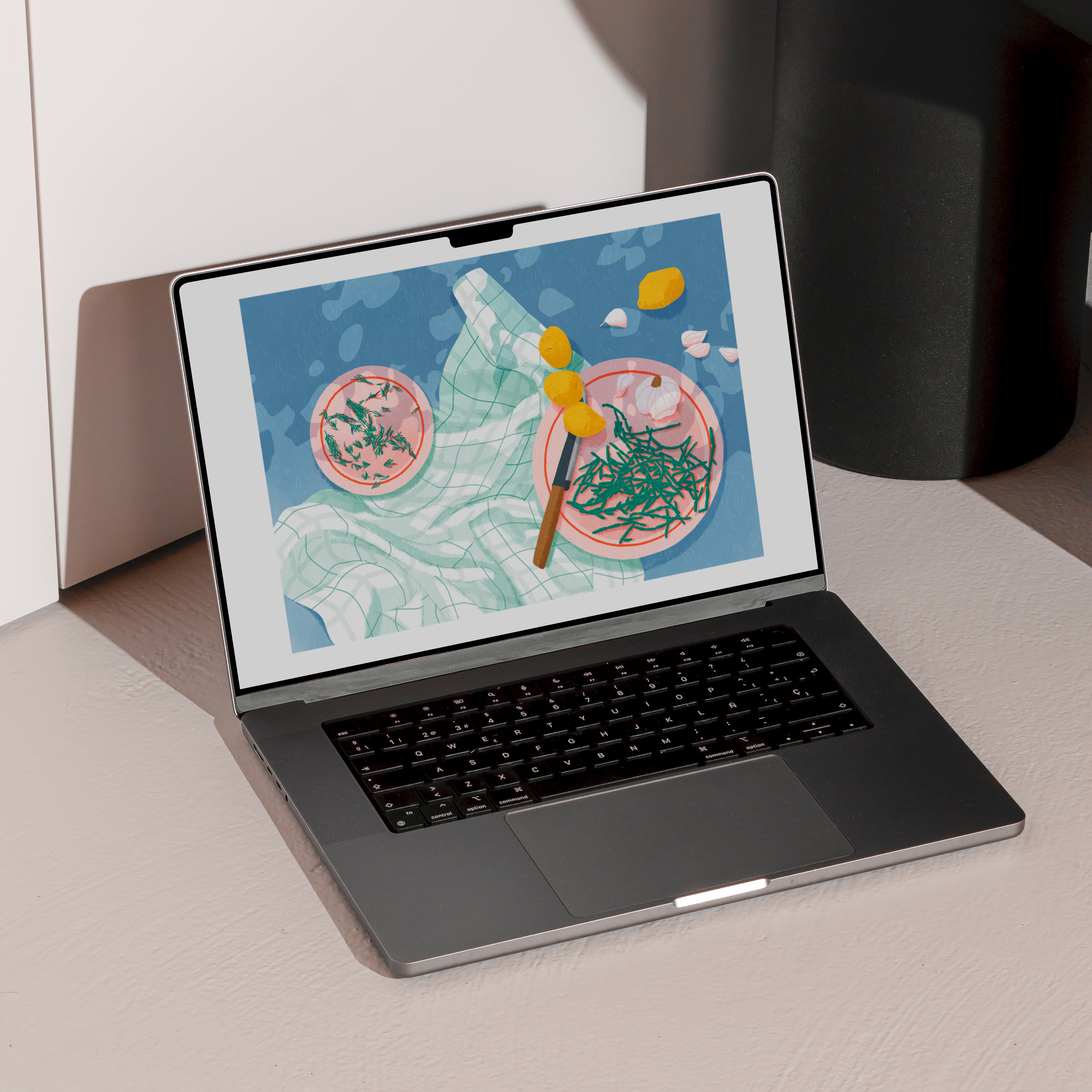 Land & Sea | Discovering Dutch cuisine drawing food illustration sustainability vegan vegetarian