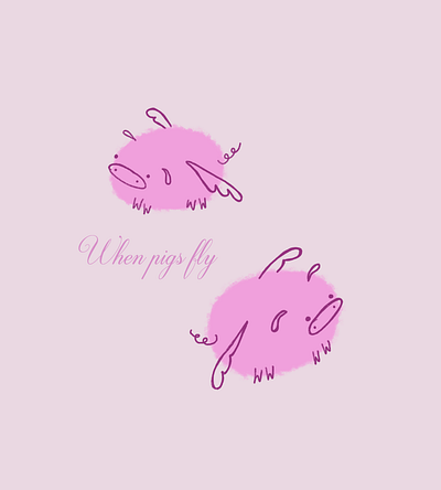 when pigs fly animal art animal drawing animal illustration animals art branding cute drawing drawing farm animals graphic design illustration pig art pig illustration piggies pigs