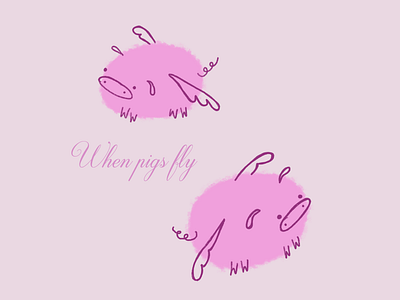 when pigs fly animal art animal drawing animal illustration animals art branding cute drawing drawing farm animals graphic design illustration pig art pig illustration piggies pigs