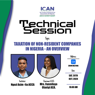 ICAN EVENT BANNER graphic design