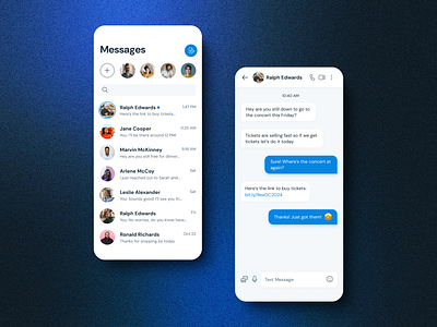 013 | Direct Message app design chat dailyui design direct message messaging app mobile design product design text texting ui ux