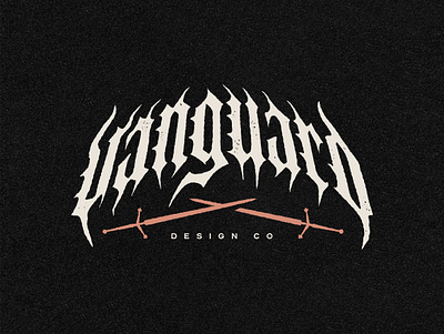 Vanguard Design Co - Metal Type apparel band logo branding custom typography lettering logo merch metal font metal logo metalcore logo punk logo vanguard