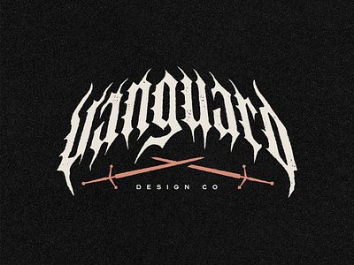 Vanguard Design Co - Metal Type apparel band logo branding custom typography lettering logo merch metal font metal logo metalcore logo punk logo vanguard