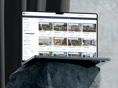 Testate.io - Real Estate Property Dashboard agent apartment architecture building business clean dashboard filter home house listing product product design properties property real estate realestate search ui uiux