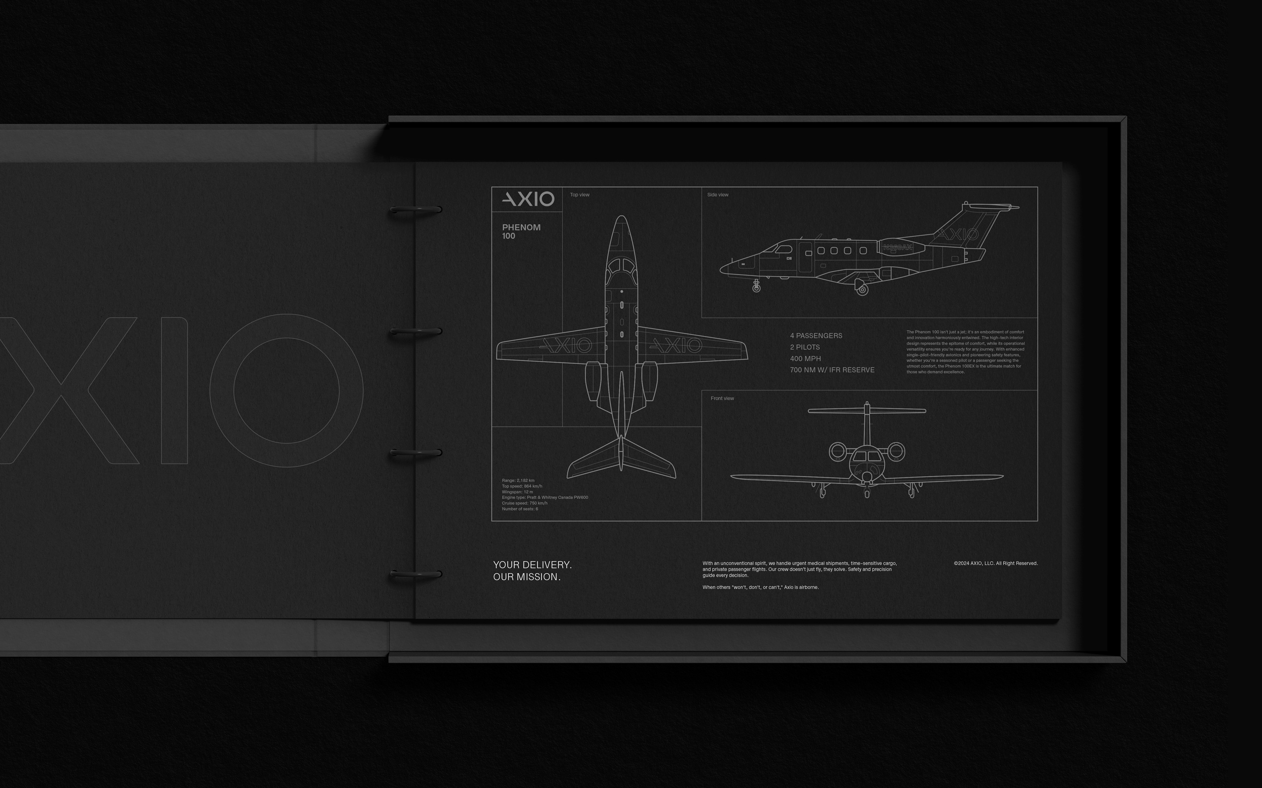 Axio | Private Jetliner · Coming Soon air airline airplane brand branding design identity illustration jet logo people plane private jet transporation typography ui web