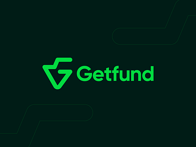 investment, fund Letter G + F Text Unused Logo branding design f logo fundlogo g logo gf logo green identity invest investment investmentlogo letter logo logo logode logodesigner logos mark minimal process symbool