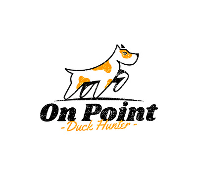 Dog Logo branding business design dog dogs duck friendly hunter hunting logo logo design logos mark mascot minimal pet simple sport travel