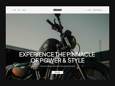 Premium motorbikes online store aesthetics black design login motorbike online store page premium search ui web