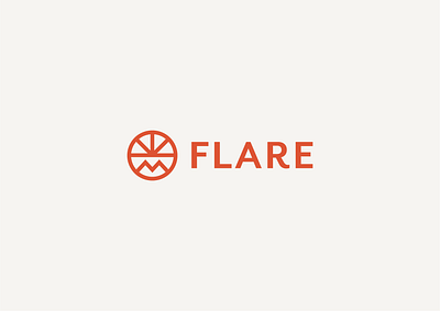 Flare branding graphic design logo