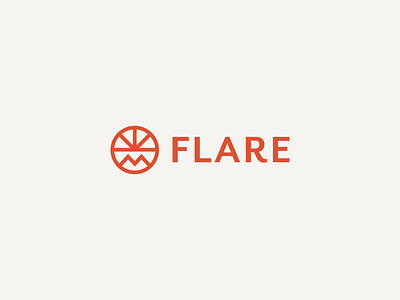 Flare branding graphic design logo