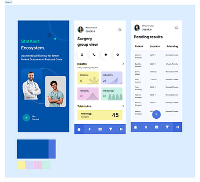 StatAlert - Proposal design healthcare ui ux