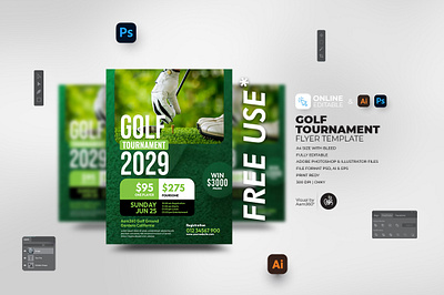 Golf Tournament Flyer Template aam360 flyer design golf golf ad golf branding golf club golf design golf event golf template golf tournament golf tournament design golf tournament flyer graphic design online customizable golf flyer online editable golf flyer online editable golf template sports event