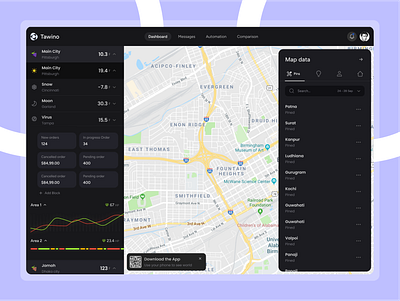 Earth monitoring app