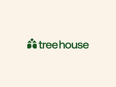 Tree House Logo Design bespoke logo brand identity branding graphic design illustration logo logo design minimal logo modern logo nature logo visual identity