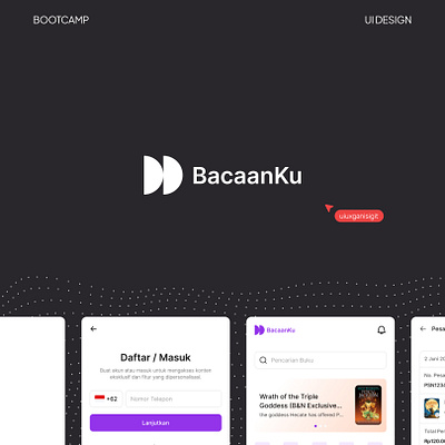 App BacaanKu UI design ui