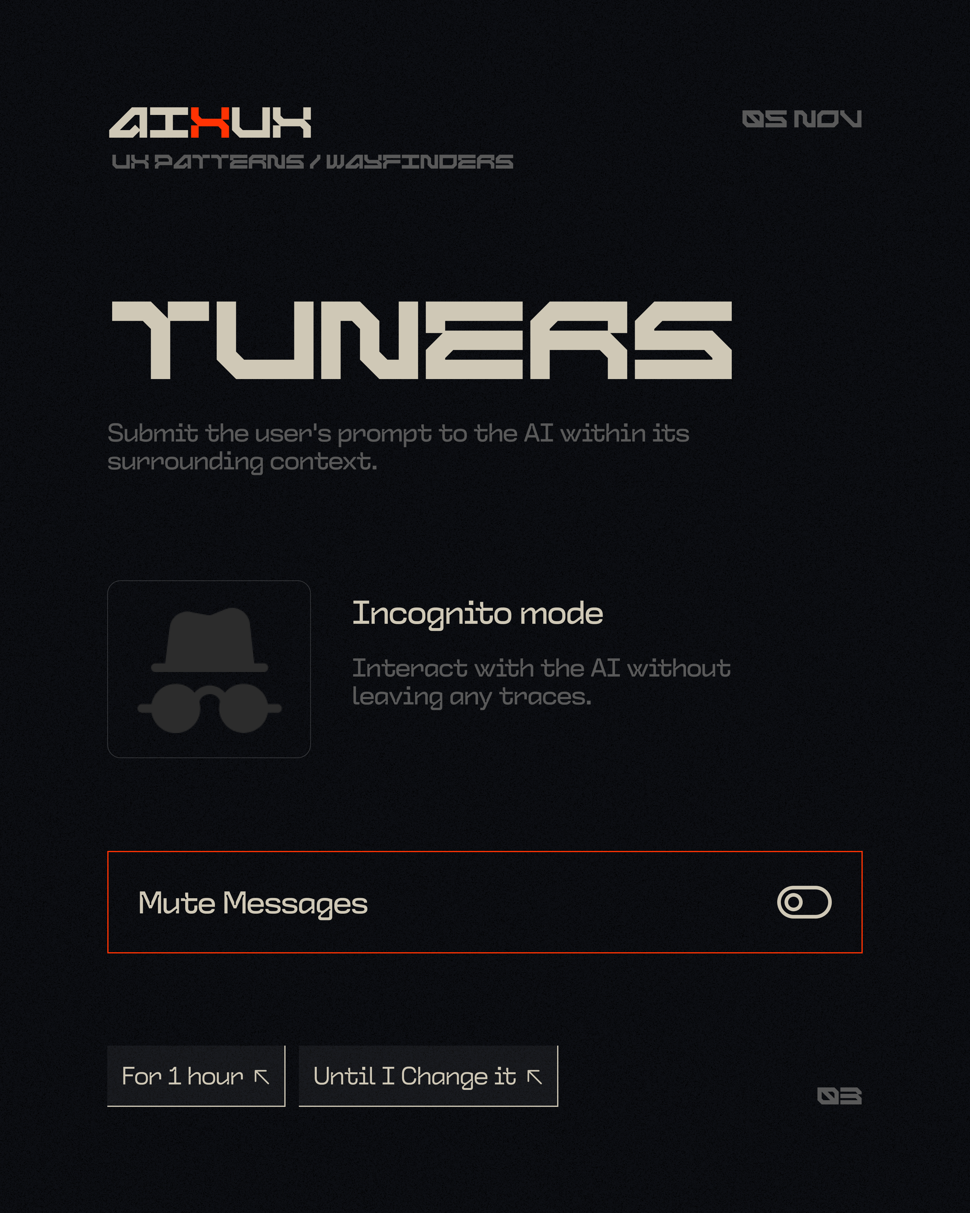 Patterns Enhancing AI-Driven UX - 03 aidesign aiux artificialintelligence cyberui futuristicdesign hightechdesign intraffont modernaesthetics modernfonts nextgendesign posterart sleekdesign techui uidesign uiinnovation