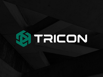 Brand Identity - Tricon brand branding cement concrete construction geometric hexagon icon identity industrial logo mark symbol