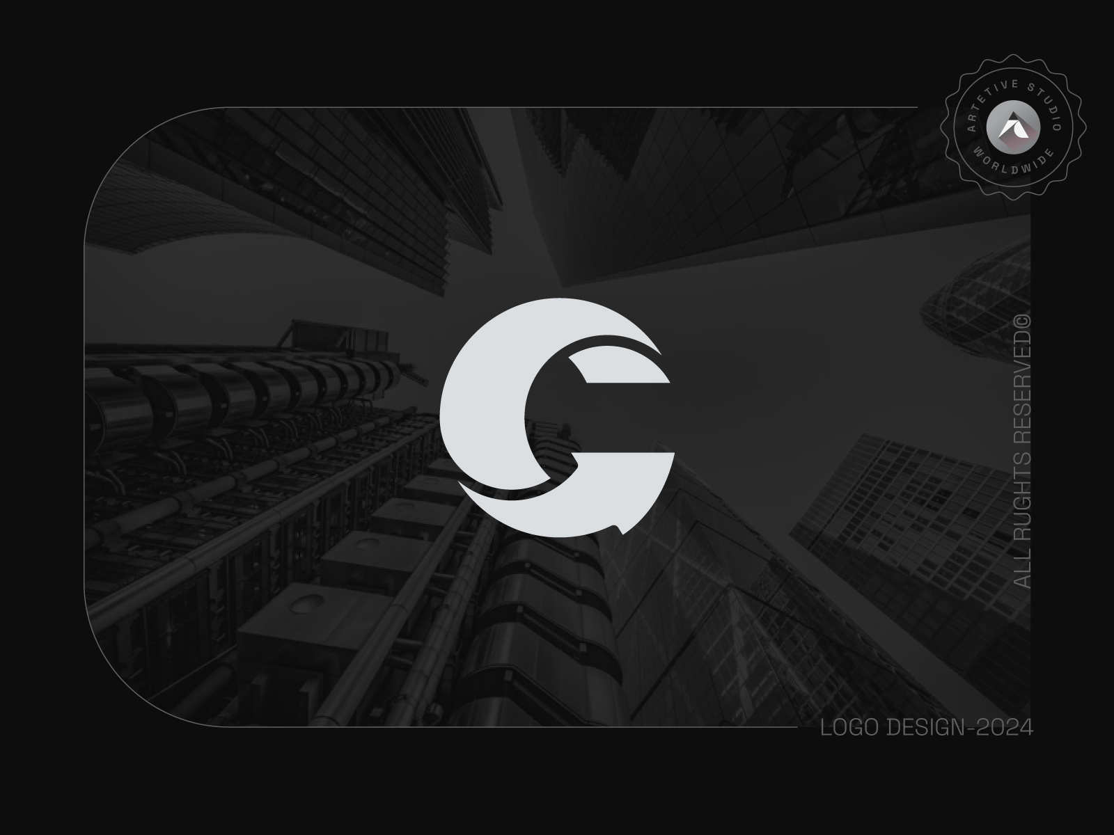 C letter+arrow logo arrow logo brand mark branding c creative agency logo design geometric golden ratio icon identity letter logo design logo mark logos minimalist logo saas simple logo typography ui visual identity