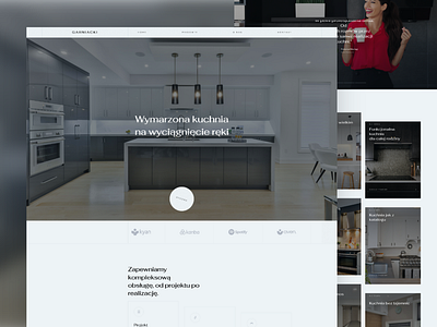 Garniacki | Landing Page graphic design landing page ui uiux web web design