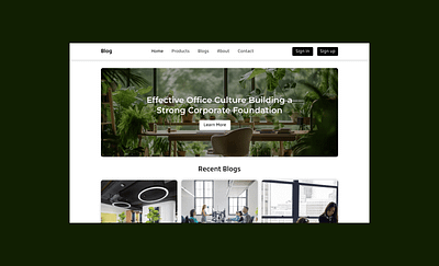 Blog Website UI Design figma design landing page landing page design ui design web design website template website template design website template ui website ui design