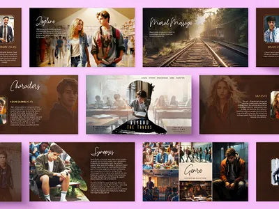 Beyond The Tracks Presentation Design adobe photoshop creative presentation creative presentation design deck design design design pitch deck film deck film presentation film template graphic design movie deck movie presentation movie presentation design movie pitch deck pitch deck pitch deck design pitch decks pitch design powerpoint presentation presentation design