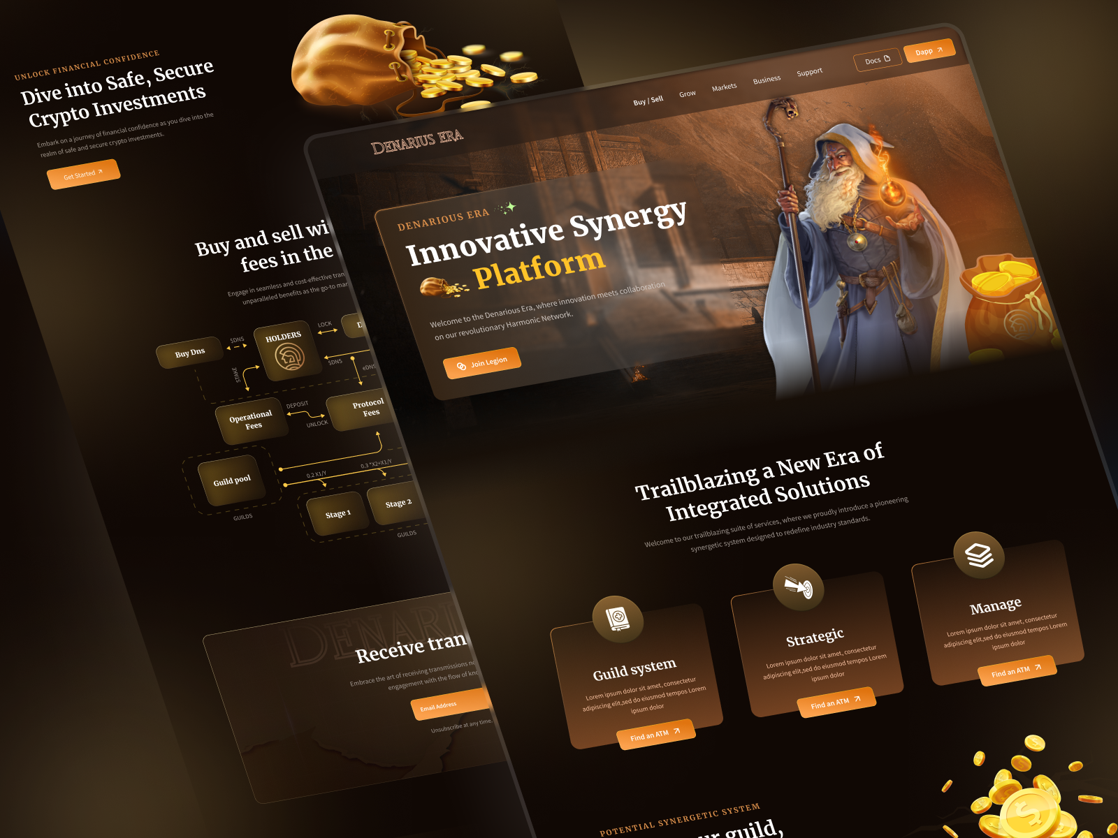 Example of Crypto Website Design