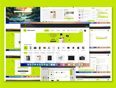 Tech Mart E-Commerce Shop Concept Design Web Version e commerce concept e commerce shop e commerce shop concept e commerce shop design figma ui uidesign uidesigner uiux uiuxdesign uiuxdesigner ux uxdesign uxdesigner web design web design concept