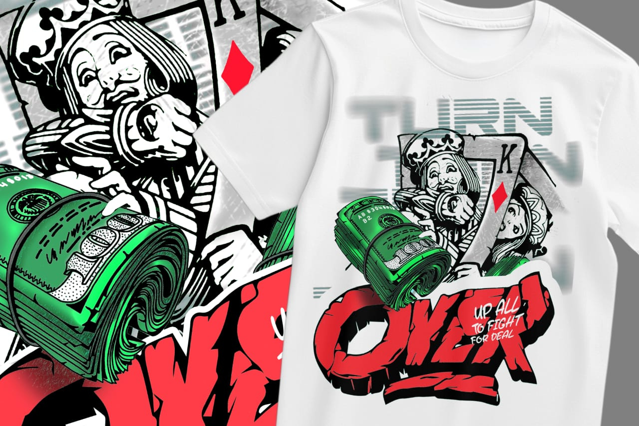 Example of Tee's Design/ Clothing Design/ Typograph