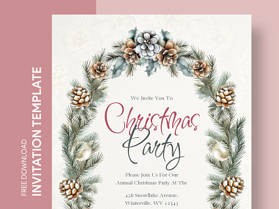 Printable Christmas Invitation Free Google Docs Template christmas christmas invitation christmas party invitation docs free google docs templates free template free template google docs google google docs google docs invitation template google docs template holiday holiday party invitation invitation invitations printable template