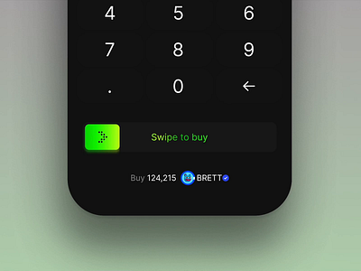 Swipe to buy interaction animation animation app button buy modal colorful crypto dark mode dark ui interaction ios keyboard motion graphics pokemon card prototype stock app swipe ui wangmander web3