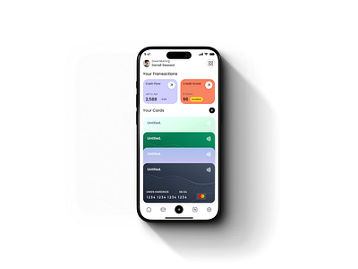 Mobile banking app Ui banking finance app ui