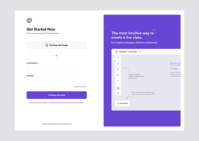 Login Page for Teachboard design ui uidesign user userinterfaedesign ux uxdesign