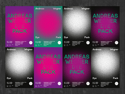 Dye Pack exhibition poster