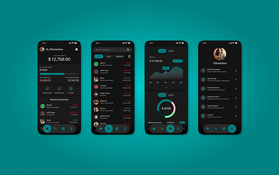 Mintable - Finance management app app design ui ux