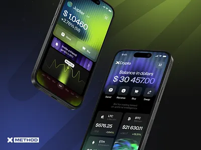 XCrypto | Crypto wallet blockchain cryptoapp cryptocurrency cryptodashboard cryptodesign cryptoportfolio cryptotracking cryptotransactions cryptowallet defi digitalcurrency digitalwallet financeapp fintech investmentapp mobilewallet uidesign uxdesign walletui web3