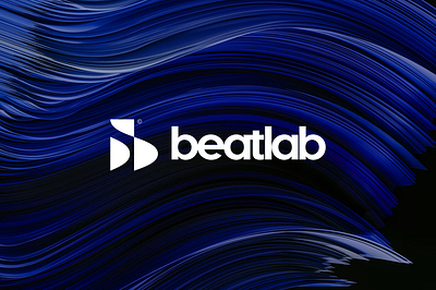 beatlab audio logo beats logo geometric logotype minimalist simple volume logo