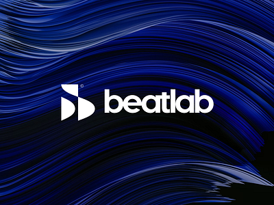 beatlab audio logo beats logo geometric logotype minimalist simple volume logo