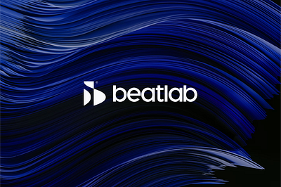 Beatlab Logo Design audio logo b logo beat beats logo geometric letter b logo lettermark b logotype minimalist sound wave logo wave logo