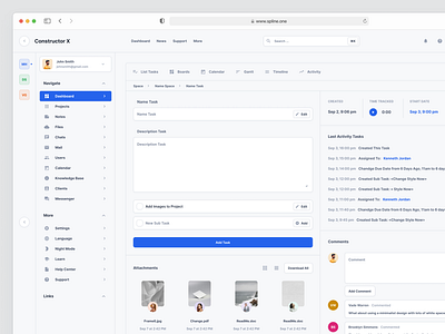 Task Edit Constructor X for Figma admin admin panel dashboard design design system figma product task task board tasks ui ui kit ux