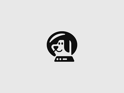 Astronaut dog logo animal astronaut brand branding design dog doggy elegant graphic design illustration logo logo design logo designer logodesign logodesigner logotype modern negative space negativespace pet