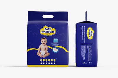 Diaper Pouch Design box design brand design branding diaper design indian brand kids diaper label design logo design mockup mockup design pouch design product design