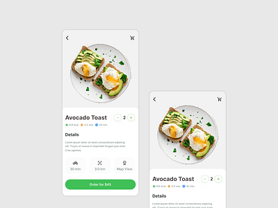 Savor the Flavor: Introducing Food Delivery Product View Pag ui