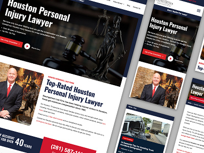 Lawyer Firm Responsive Page Website design law firm law firm website lawyer lawyer website ui web design website