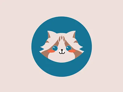 a cat branding cat illustration logo