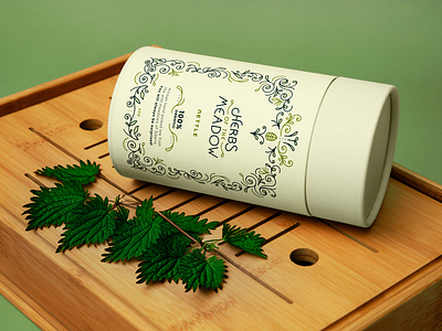 Tea Branding - Herbs of the Meadow artisan bohemian box brand design drink flowers handmade herbs identity illustration infusion natural organic packaging tea tea box