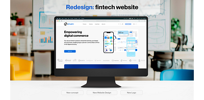 Redesign: fintech website