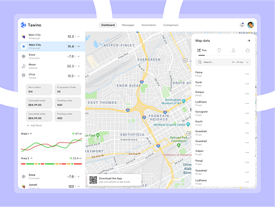 Earth monitoring app - Light Mode app ui ui user interface design ux ux design