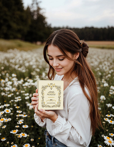 Tea Branding - Herbs of the Meadow artisan bohemian box brand identity branding chamomile drink field flowers graphic design handmade herbs illustration packaging tea